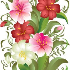 Схема вышивки «букет цветов»