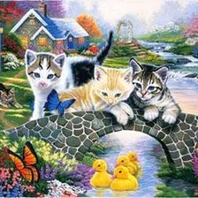 Схема вышивки «река kittis»