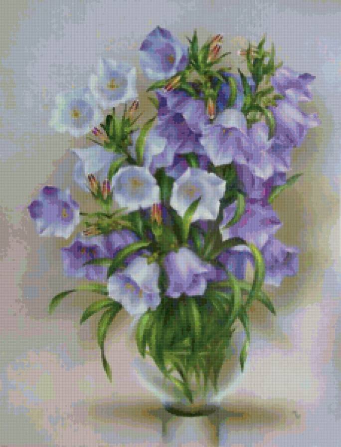 Серия "Букет" - букет, цветы, колокольчики - предпросмотр