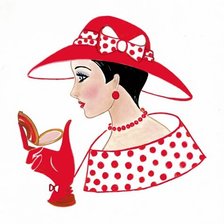 Схема вышивки «женский образ»