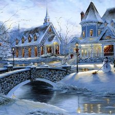 Схема вышивки «Зимняя сказка»