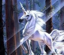 Схема вышивки «Белый единорог»
