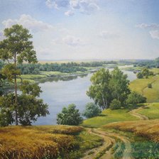 Схема вышивки «река гордеева мария»