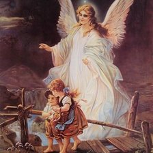 Схема вышивки «Ангел хранитель»