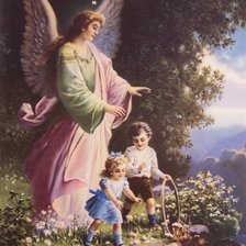 Схема вышивки «Ангел хранитель»