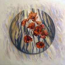 Схема вышивки «Маки»