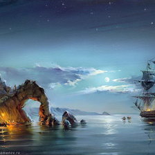 Схема вышивки «ships»