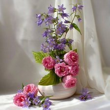 Схема вышивки «цветы»