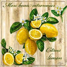 Схема вышивки «лимон»