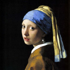 Схема вышивки «девушка с жемчужной серёжкой»