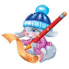 Схема вышивки «зайка»