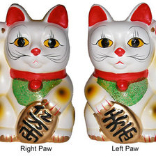 Схема вышивки «манеки неко»