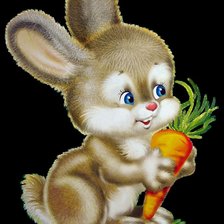 Схема вышивки «зайка»