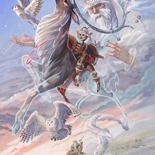 Схема вышивки «Новогодняя сказка»