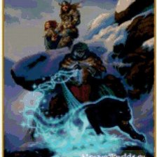 Схема вышивки «Темный эльф»