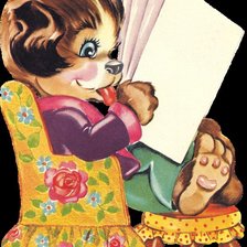 Схема вышивки «Собачка»