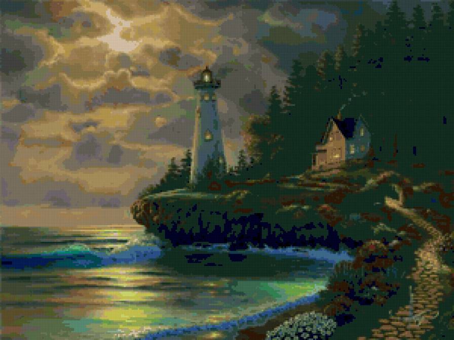 Маяк - морские мотивы - предпросмотр