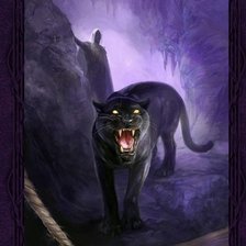 Схема вышивки «Пантера»