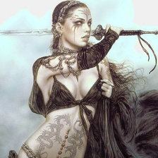 Схема вышивки «амазонка»