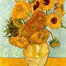 Схема вышивки «Ван Гог.Подсолнухи.»