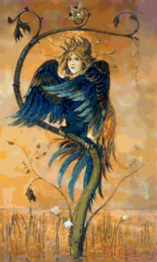 Васнецов Виктор.Гамаюн. - мифы, женщина., девушка, сказки - предпросмотр
