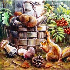 Схема вышивки «дары лета»