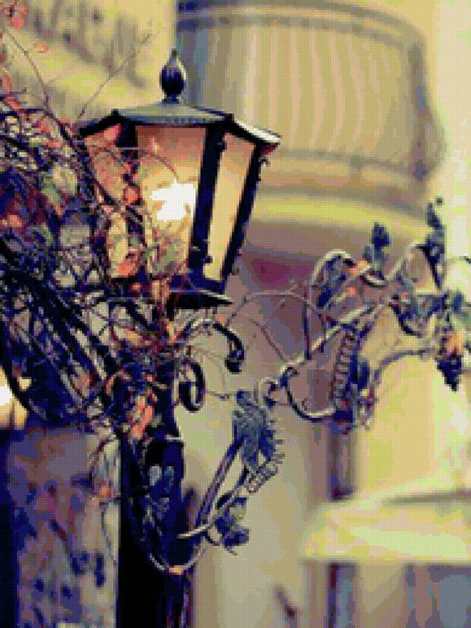 №158917 - фонарь, осень - предпросмотр