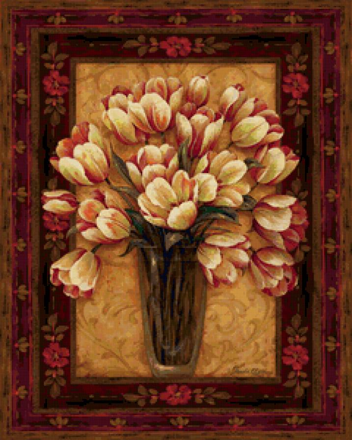 Тюльпаны - цветы, живопись, декор - предпросмотр