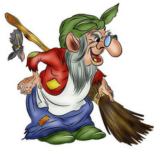 Схема вышивки «Баба Яга»