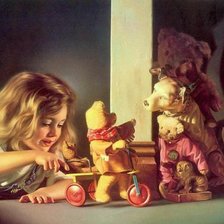 Схема вышивки «Девочка»