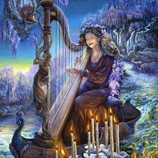 Схема вышивки «арфа»