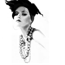 Схема вышивки «девушка»