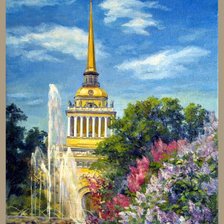 Схема вышивки «Серия "Городской пейзаж"»