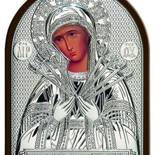 Схема вышивки «Серия "Иконы "Божьей Матери Семистрельная"»