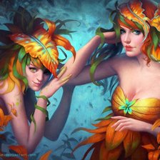 Схема вышивки «девочки»