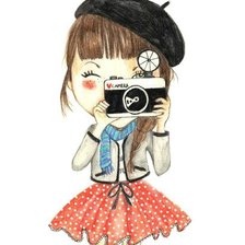 Схема вышивки «девочка»