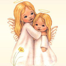 Схема вышивки «ангелы»