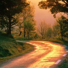 Схема вышивки «дорога»