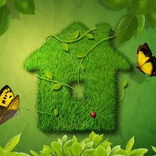 Схема вышивки «серия "стиль-домик природы"»