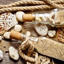 Схема вышивки «море»