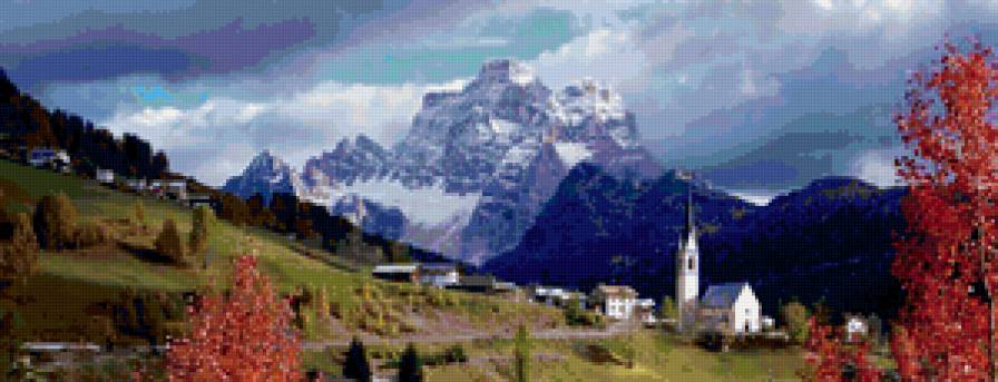 №159650 - церковь, замки мира, горы - предпросмотр