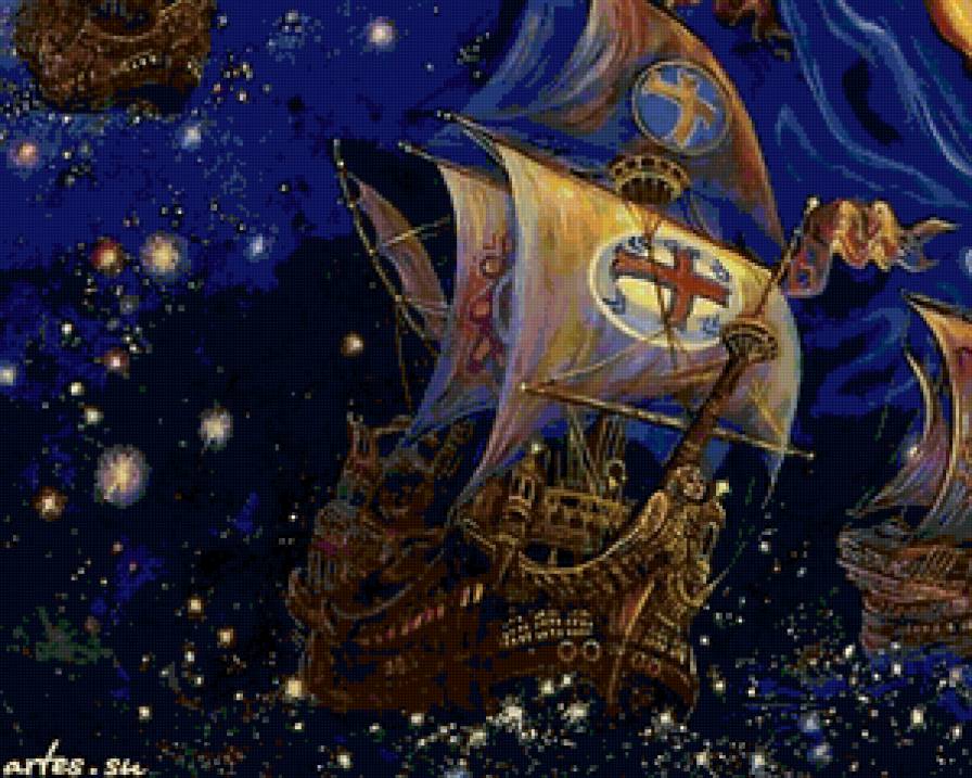 морские сны фентази - 2 ч - фентази, картина, портрет, девушка, фея, красота - предпросмотр