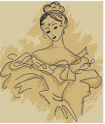 Дама - женский образ - оригинал