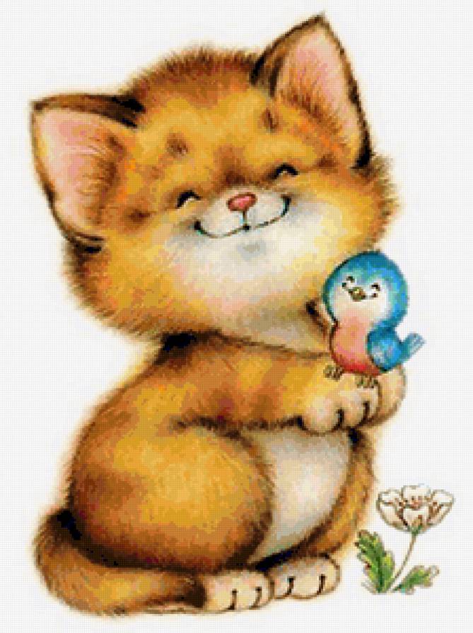 котенок - кошки, коты, котята, детское - предпросмотр