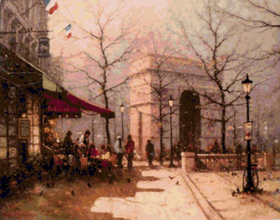 городской пейзаж. Париж - париж, франция, городской пейзаж, осень - предпросмотр