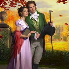 Схема вышивки «рандеву в парке»