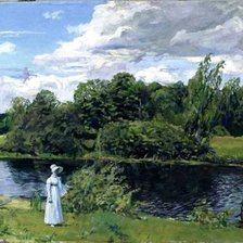 Схема вышивки «СЕРИЯ  "ЛЕТО В УСАДЬБЕ".  У ОЗЕРА»