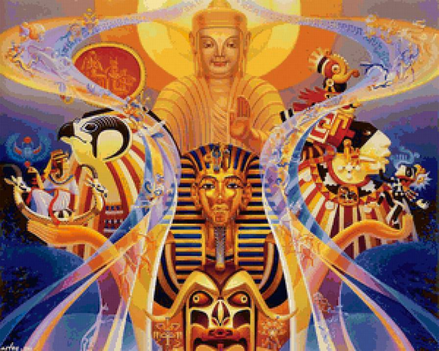Египет - фентази - фентази, картина, красота, египет - предпросмотр