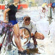 Схема вышивки «ретро»