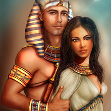 Схема вышивки «The_royal_couple_by_crayonmaniac»